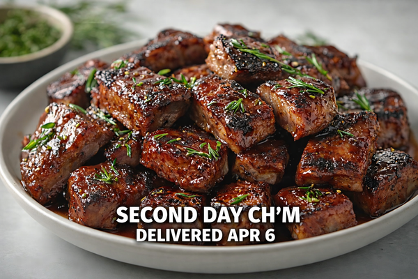 9x13 Tray Boneless BBQ Beef Riblets